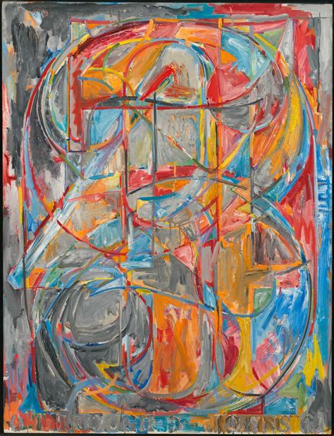 0-9 painting|Jasper Johns .